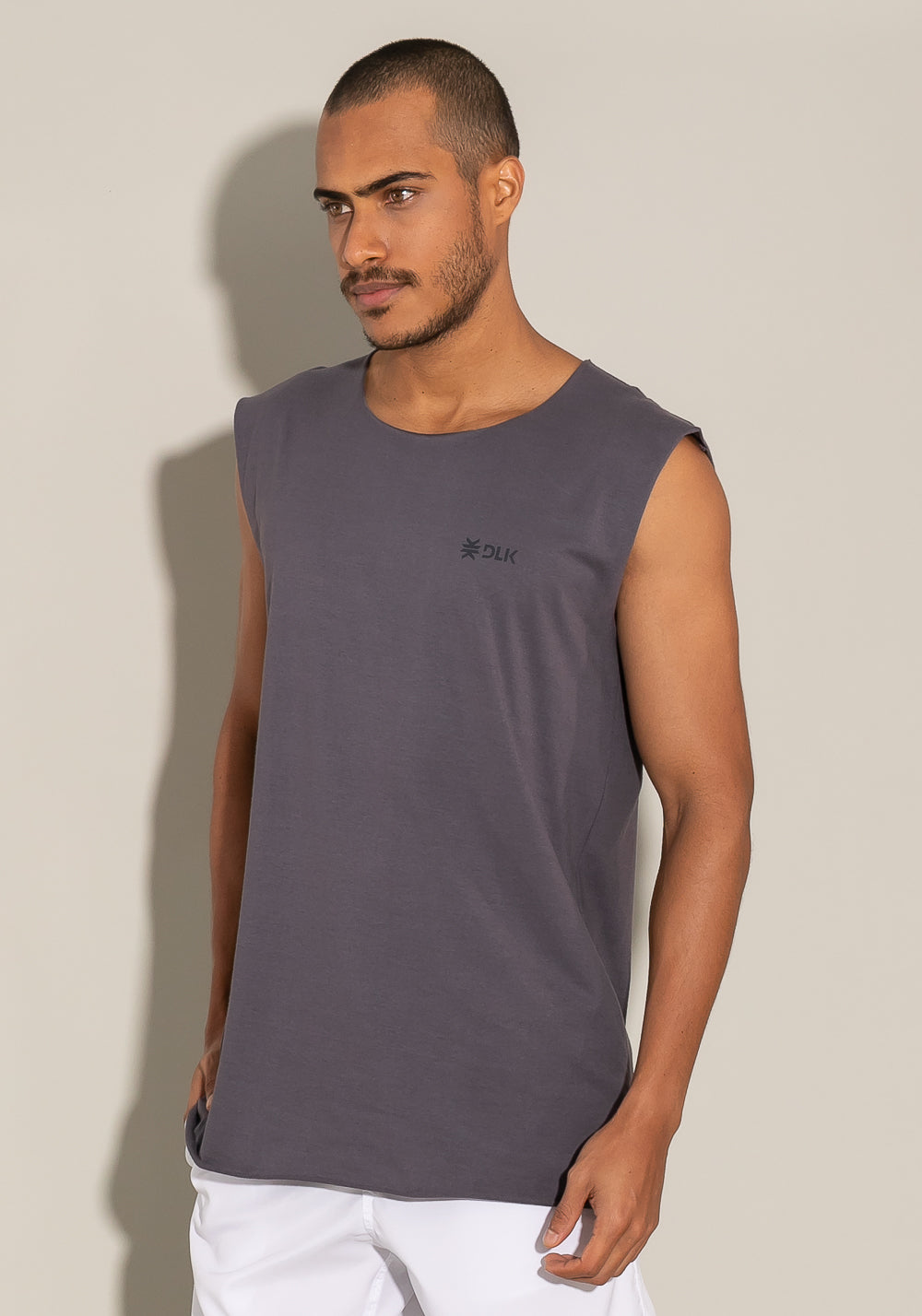 Regata Cavada For Men Cinza Escuro Dlk