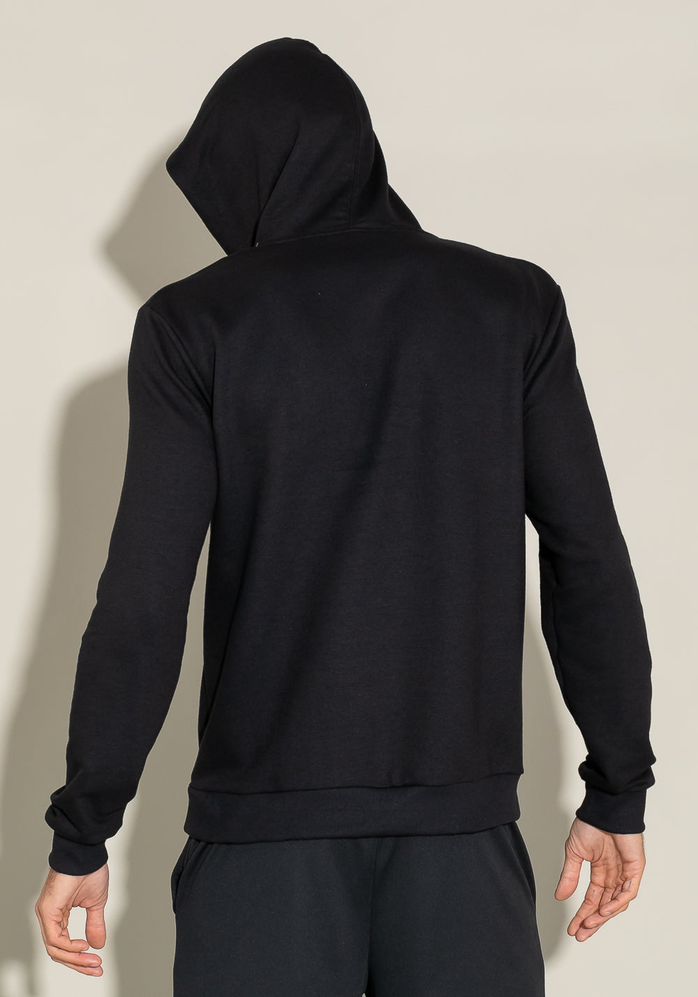 Casaco Com Capuz For Men Preto Com Silk Cinza Dlk