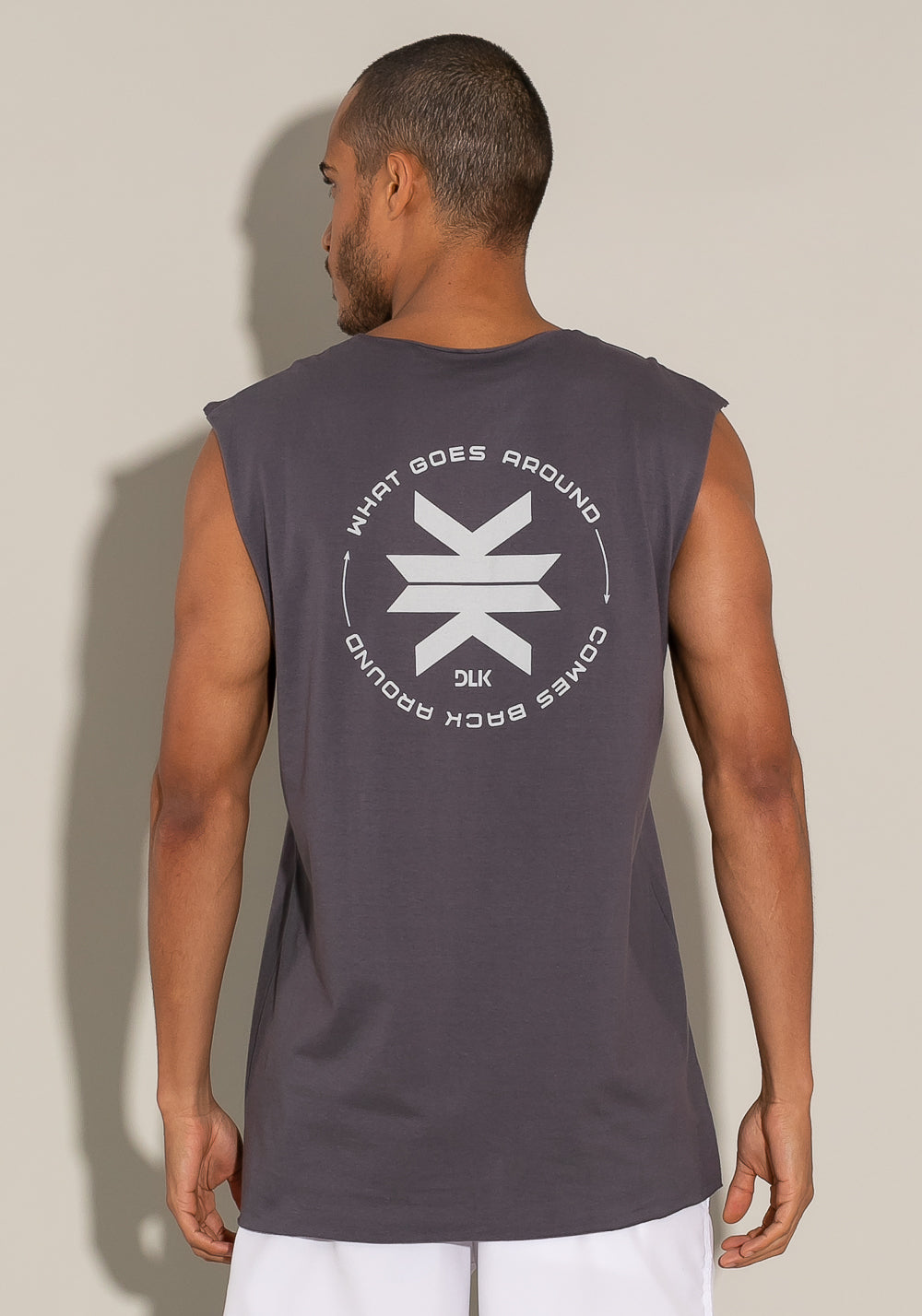 Regata Cavada For Men What Goes Around Cinza Escuro Dlk
