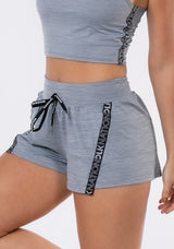 Short Com Detalhe Frontal Nation Cinza Dlk