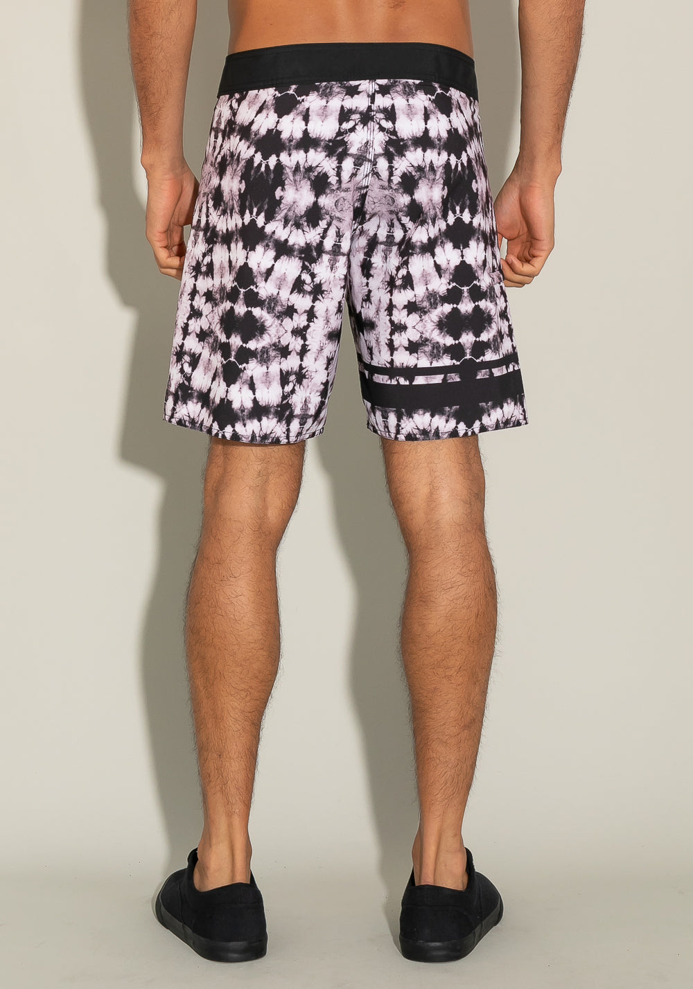 Bermuda For Men Bolso Lateral Tie Dye Preto Dlk
