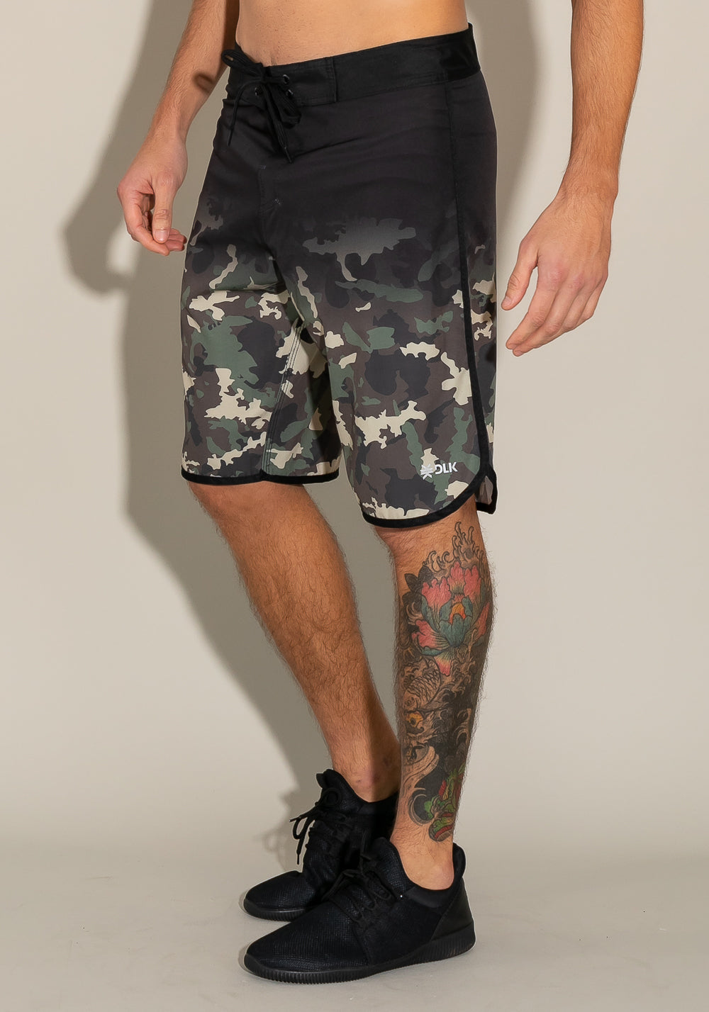 Bermuda For Men Fechamento Em Velcro Camuflado Fumê Dlk