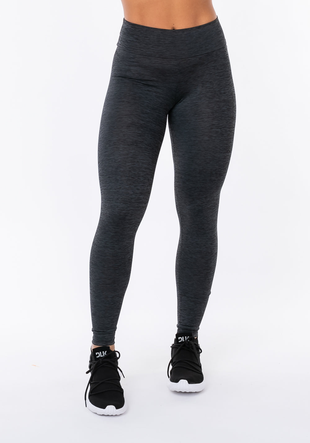 Calça Legging Com Silk Na Perna Nation Grafite Dlk