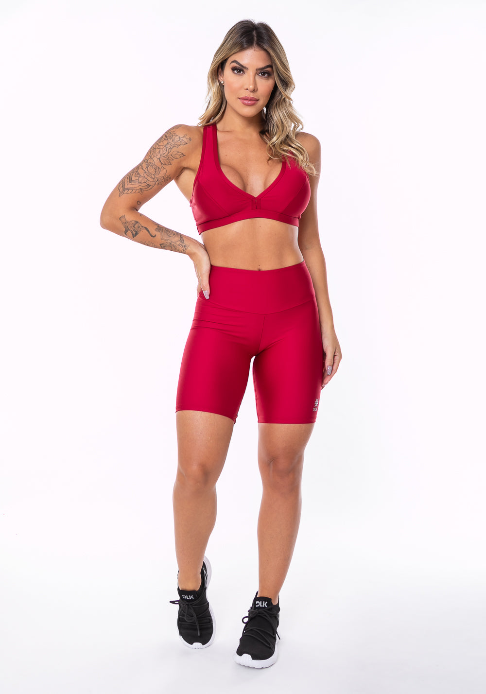 Top Equilibrium Vermelho Com Bojo Modelo Nadador Dlk