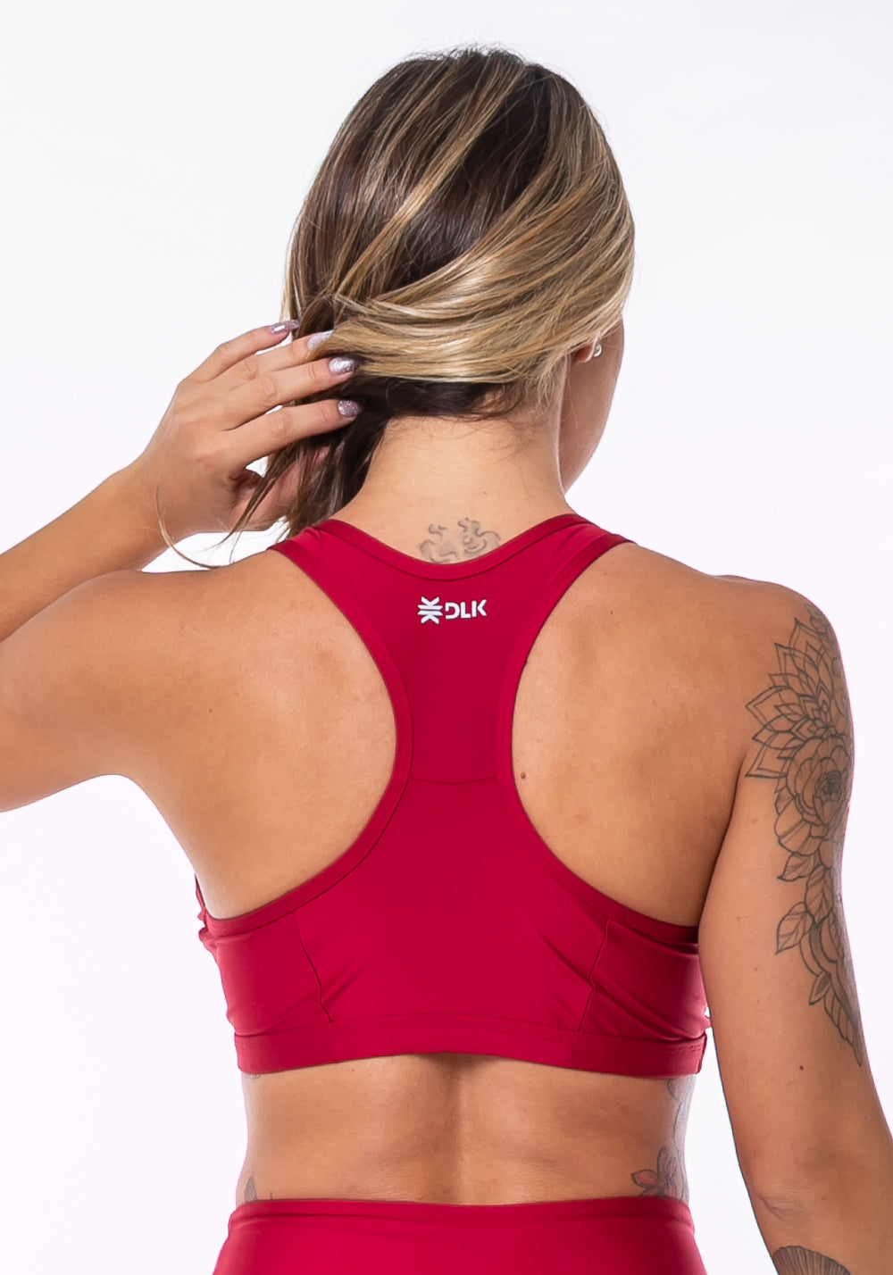 Top Equilibrium Vermelho Com Bojo Modelo Nadador Dlk