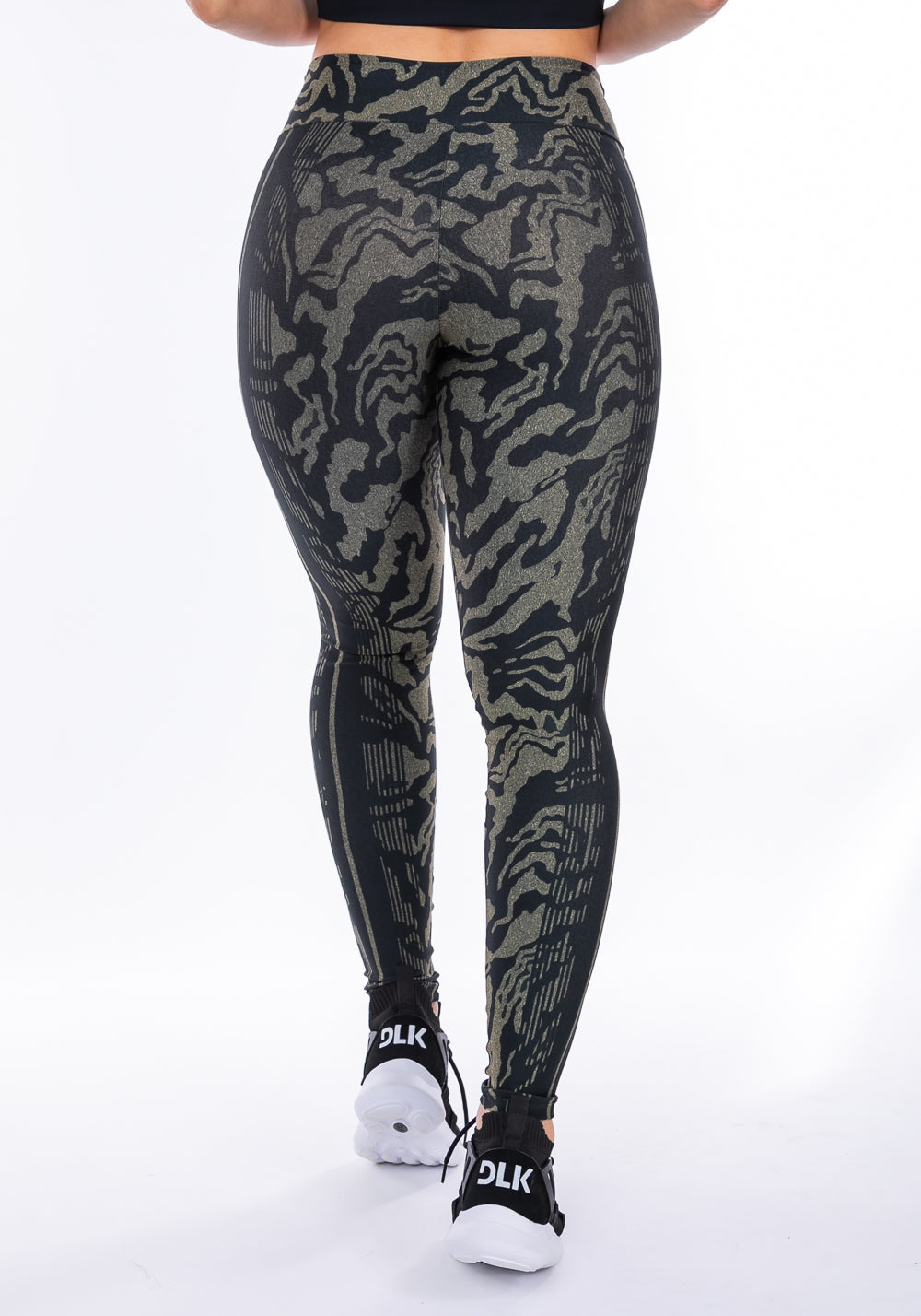 Calça Legging Sublimada Printed New Skin Amarelo