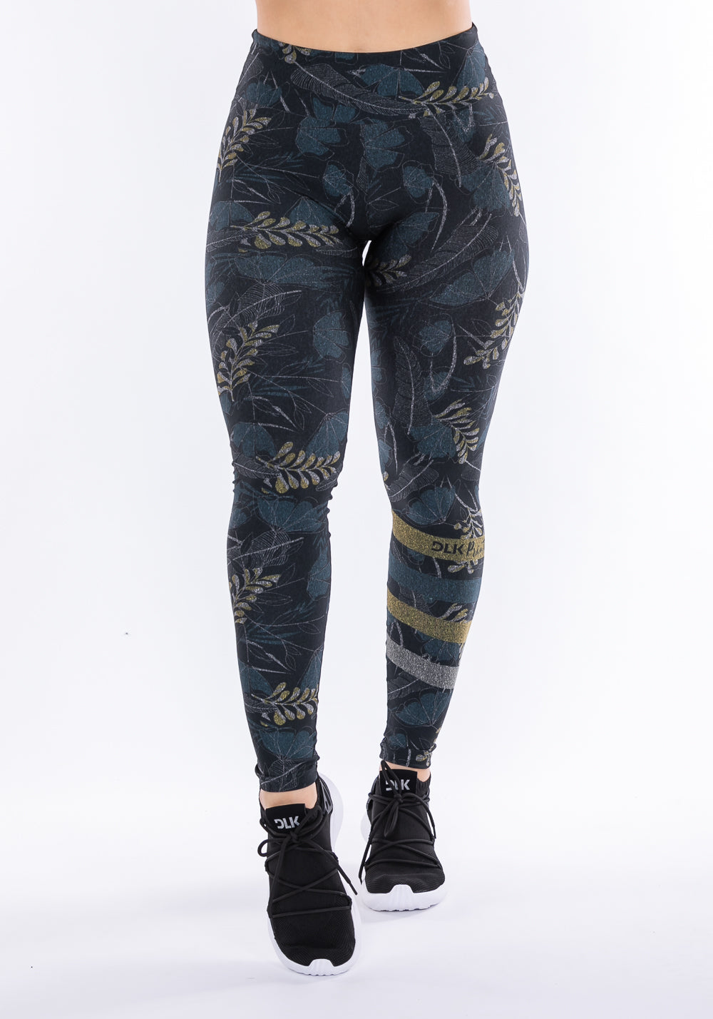 Calça Legging Sublimada Printed Floral Dark
