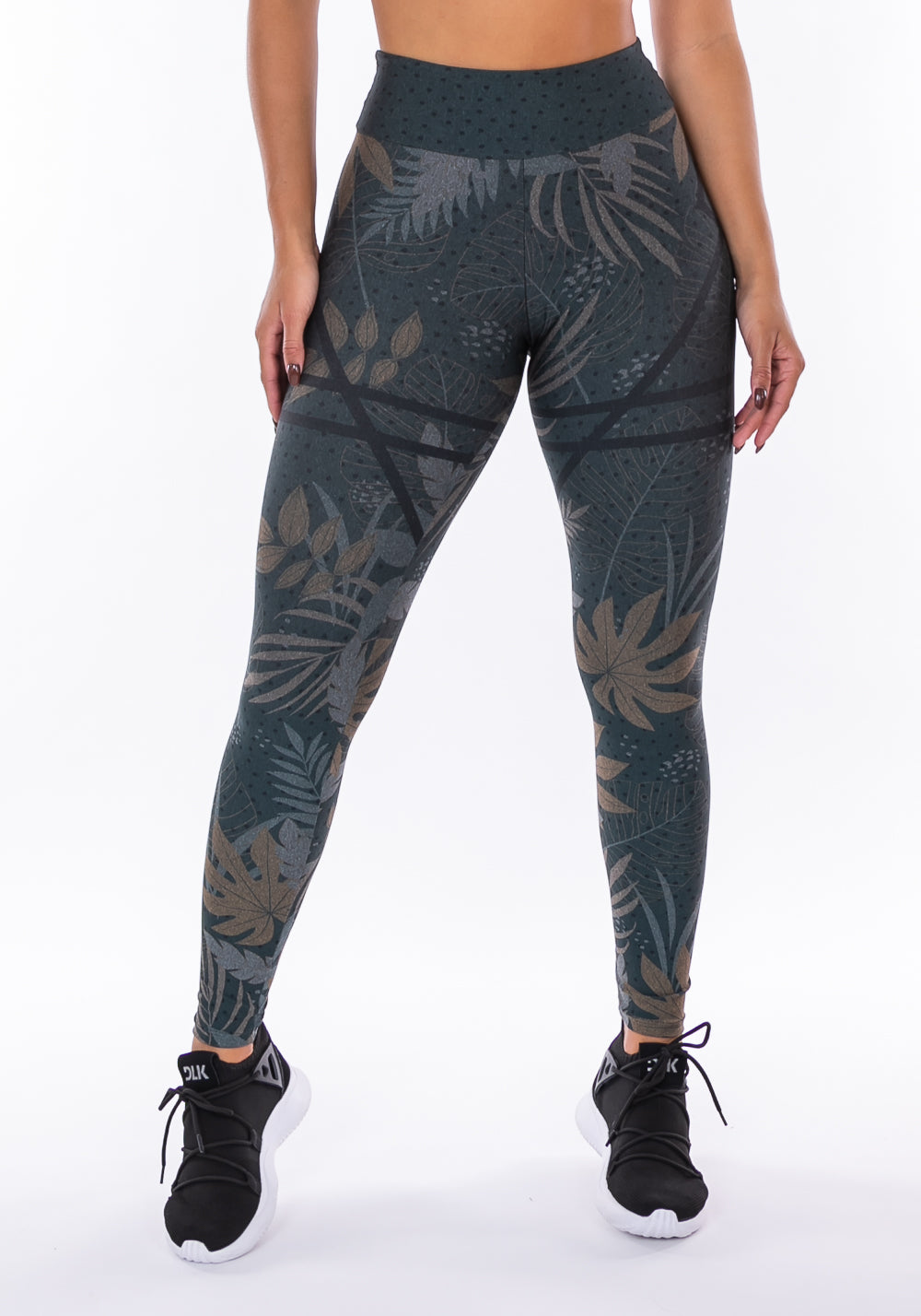 Calça Legging Sublimada Printed Flores Coloridas