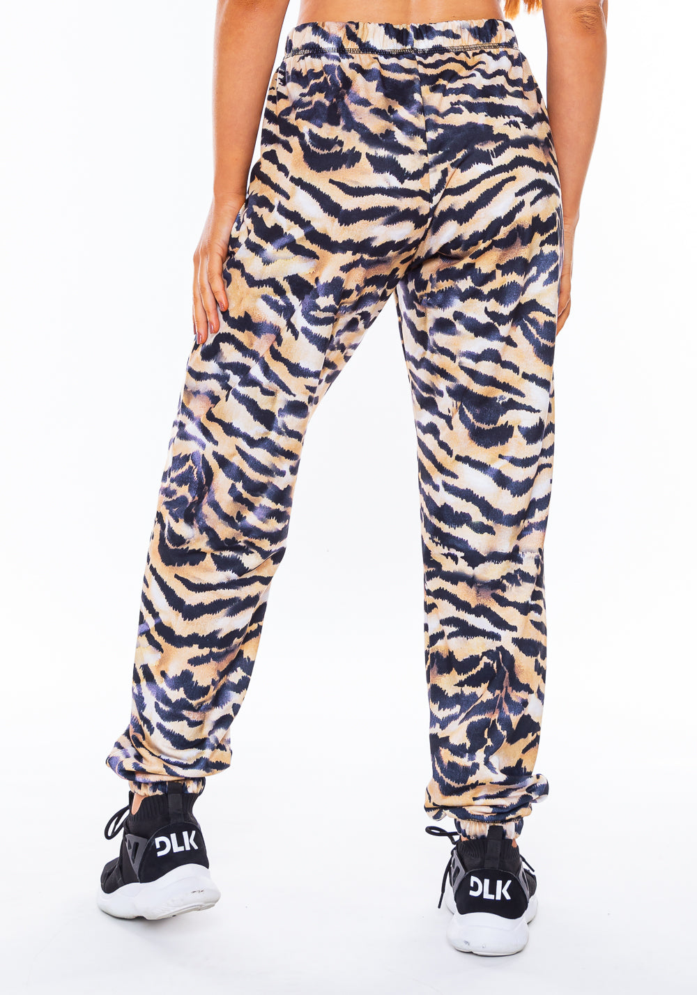 Calça Moletinho Jogging New Way Estampado Tigrado Dlk