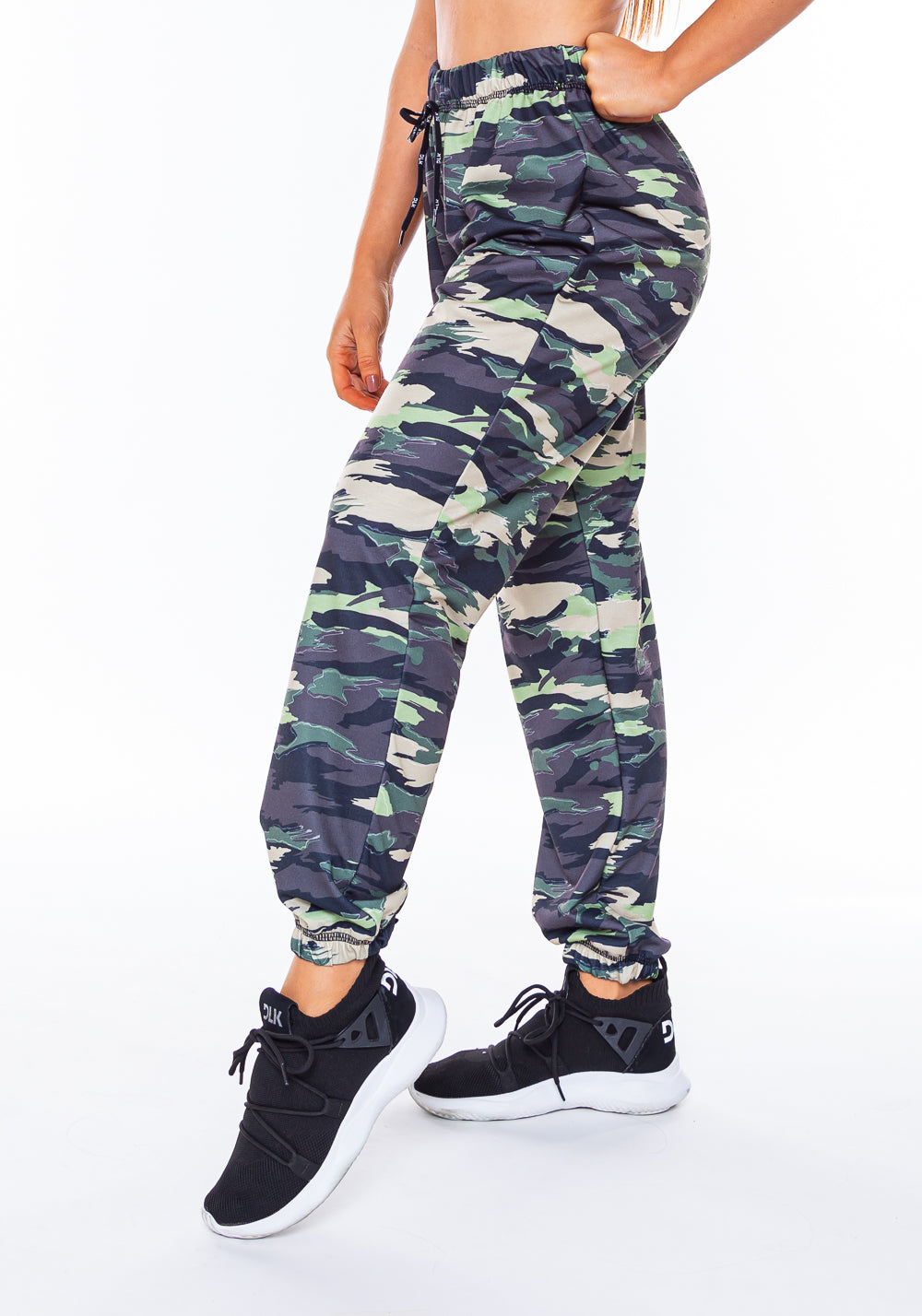 Calça Jogging Moletinho New Way Estampado Camuflado Dlk