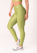 Calça Legging Shine Verde Texturizada Dlk