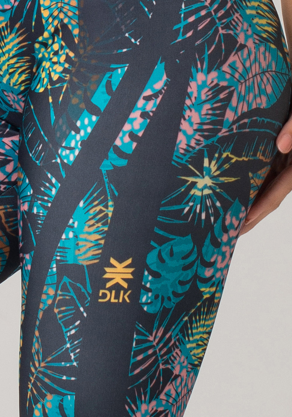 Legging Fitness Feminina New Printed Estampada Folhagem Onça Dlk