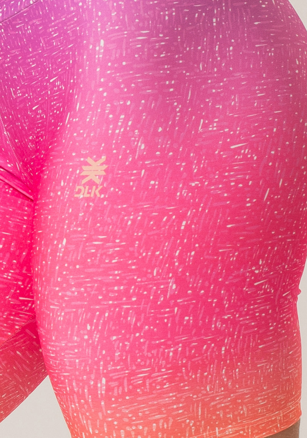 Bermuda Fitness Feminina New Printed Estampada Degradê Rosa Dlk