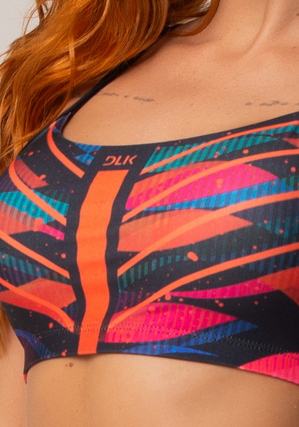 Top Fitness Feminino Com Bojo New Printed Estampado Dopamina Dlk