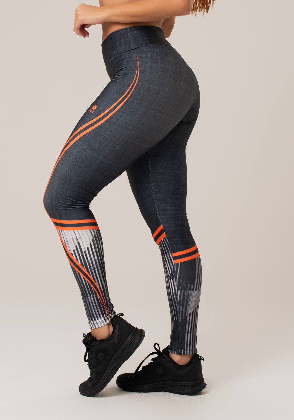 Legging Fitness Feminina New Printed Estampada Mix Geo Dlk