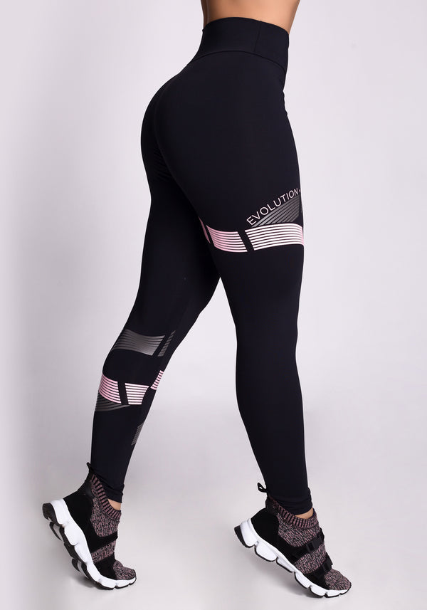 Calça Legging Preta Silk Evolution Dlk