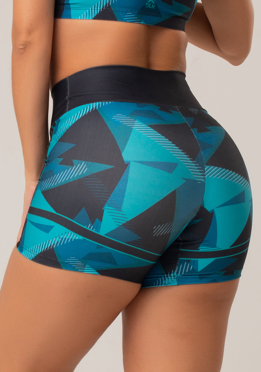 Short Fitness Feminino New Printed Estampado Splinter Dlk
