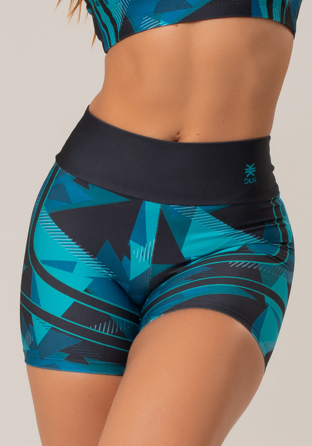 Short Fitness Feminino New Printed Estampado Splinter Dlk