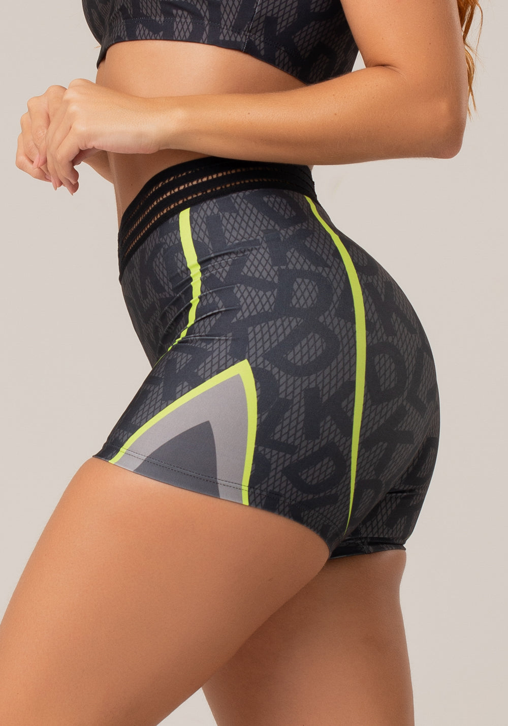 Short Printed Estampado Soup Com Elástico Na Cintura Dlk