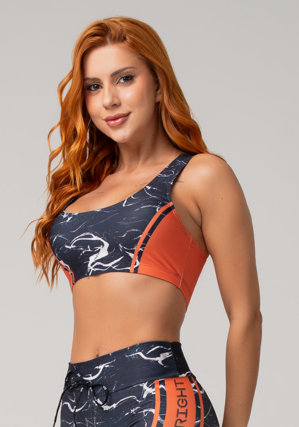 Top Printed Estampado Marmorizado Dlk