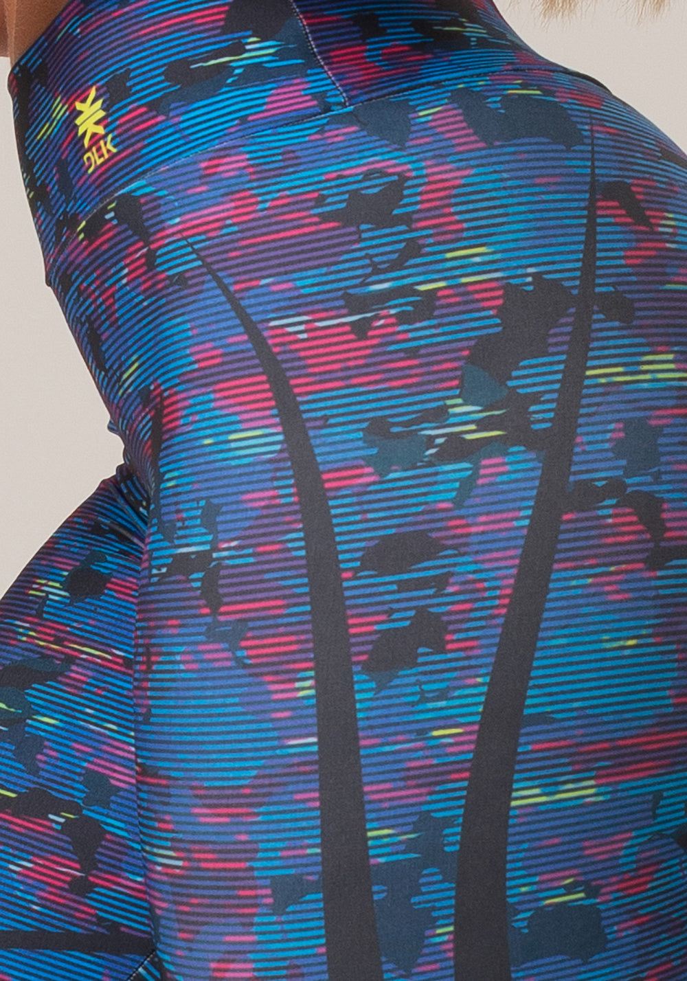 Bermuda Fitness Feminina New Printed Estampada Abstrato Royal Dlk