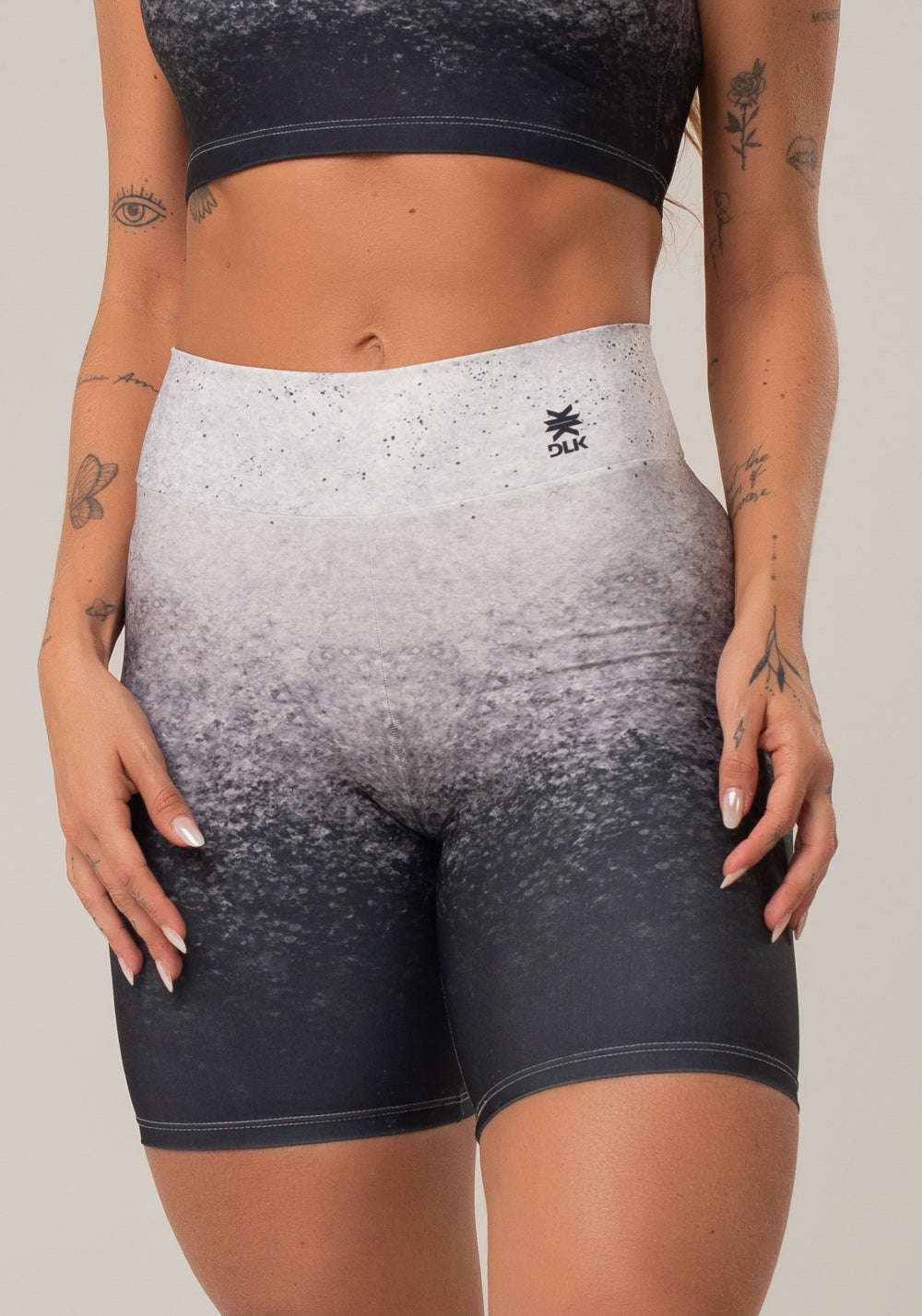 Bermuda Fitness Feminina New Printed Estampada Placement Dlk