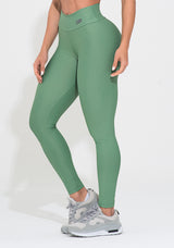 Legging Fitness Feminina Verde Action Dlk