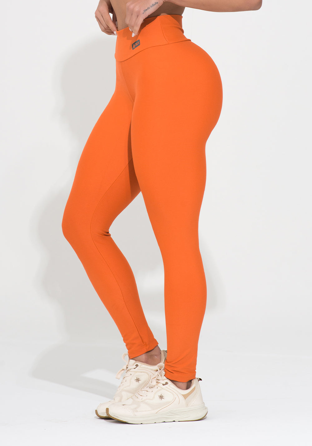 Legging Fitness Feminina Laranja Action Dlk