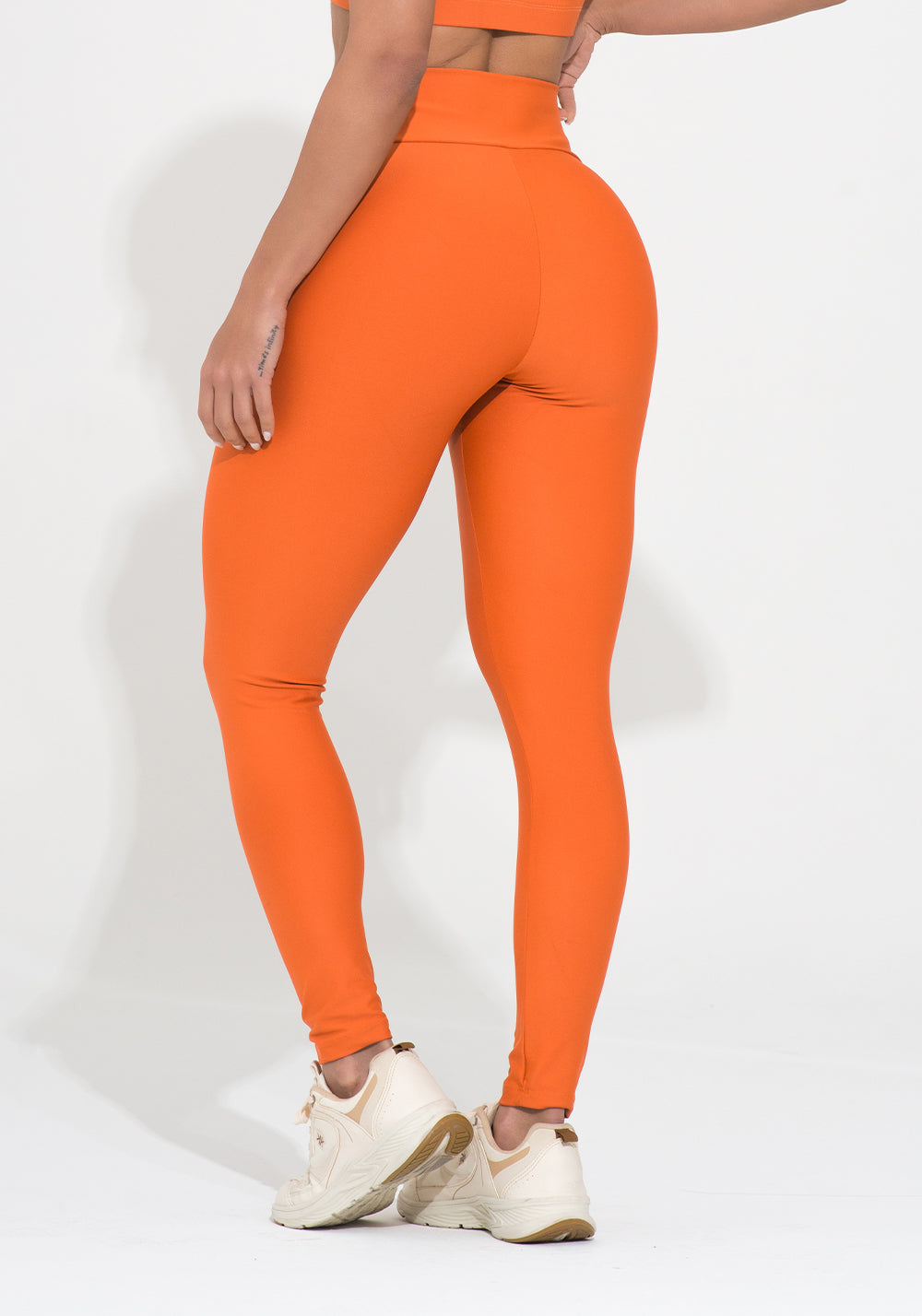 Legging Fitness Feminina Laranja Action Dlk