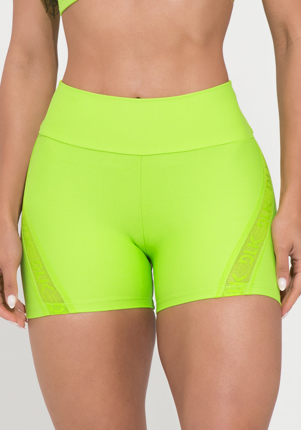 Short Fitness Feminino Lima Elástico Vazado Action Dlk