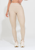 Legging Fitness Feminina Nude Elástico Lateral Action Dlk