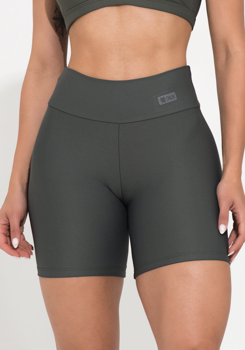 Short Fitness Feminino Chumbo Action Dlk