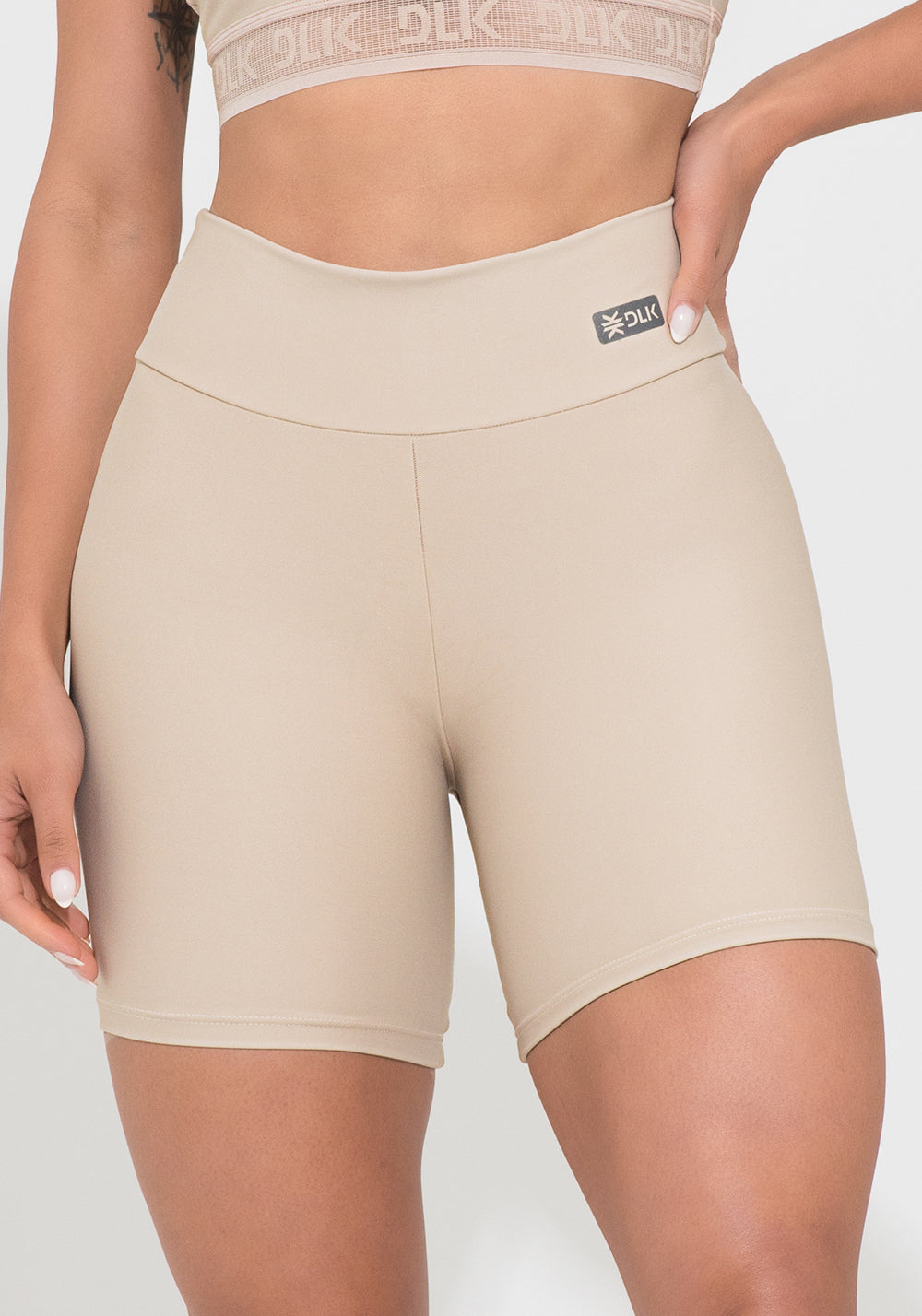 Short Fitness Feminino Nude Action Dlk