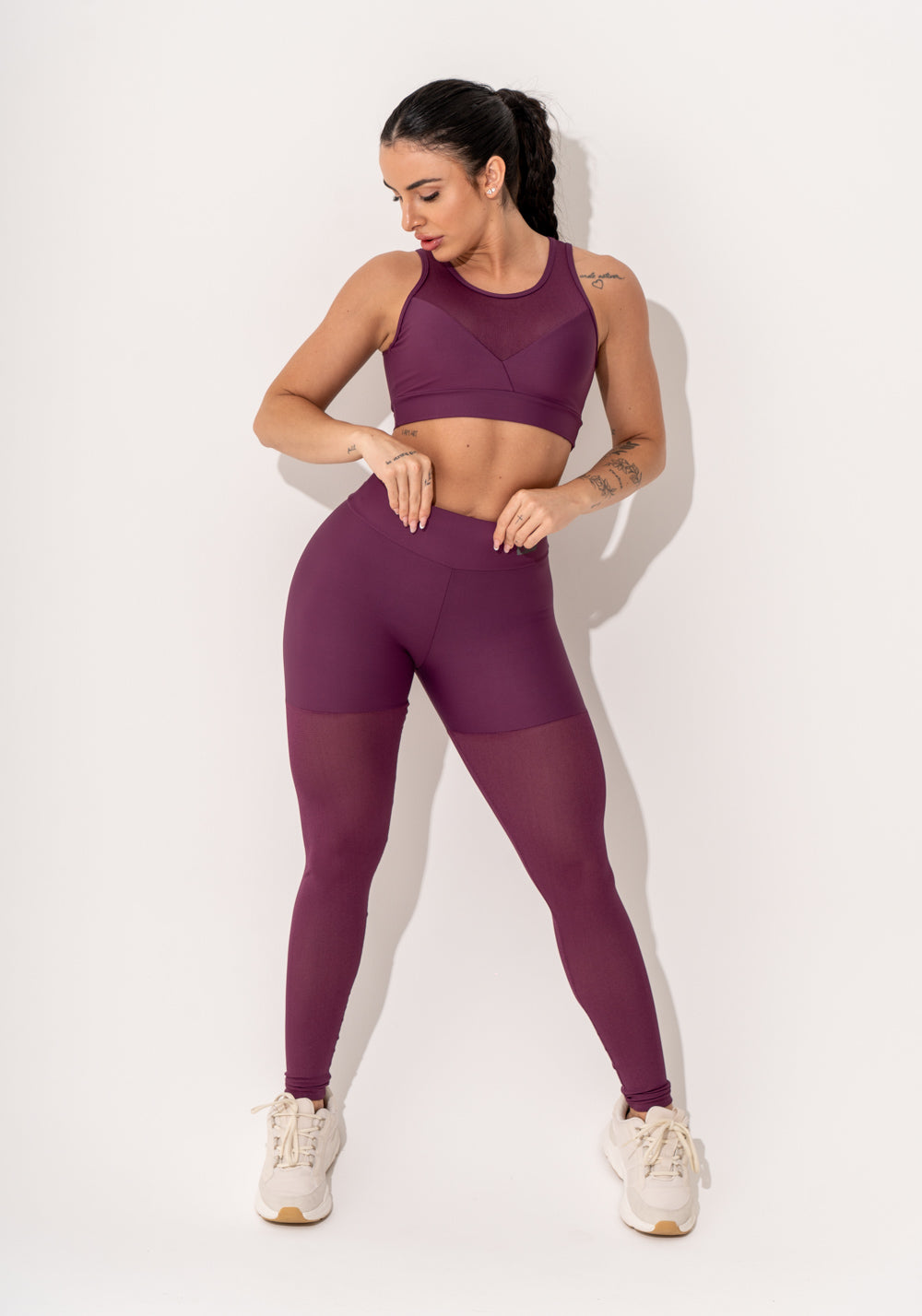 Legging Fitness Feminina Malbec Com Tela Intense Dlk