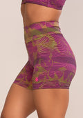 Short Fitness Feminino Euphoria Estampa Smoke Lines Dlk