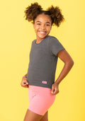 Cropped Infantil Básico Grafite Dlk