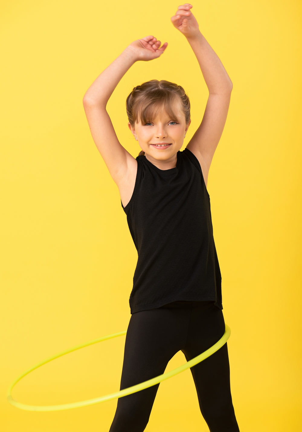 Camiseta Infantil Básica Preto Dlk