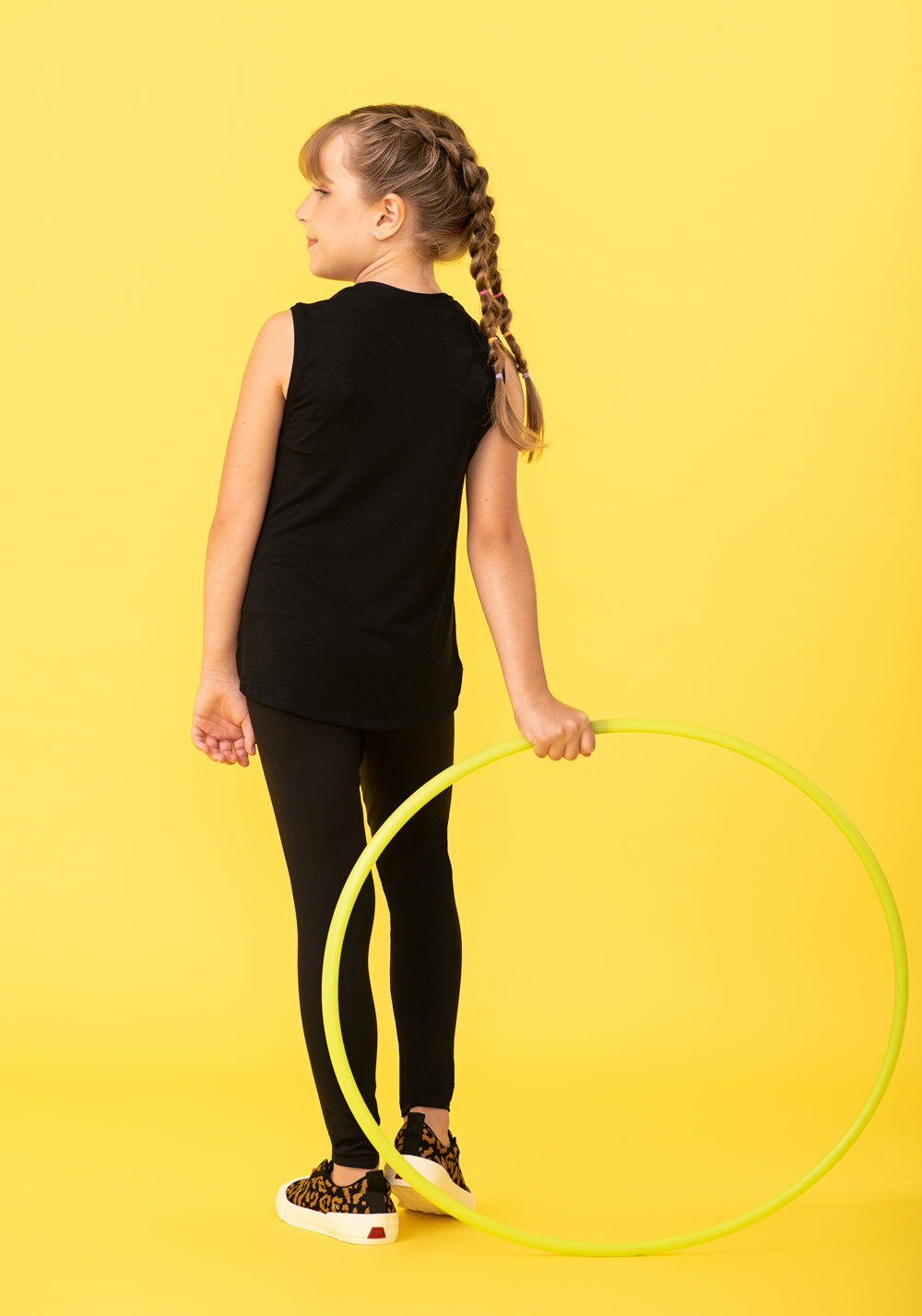 Camiseta Infantil Básica Preto Dlk