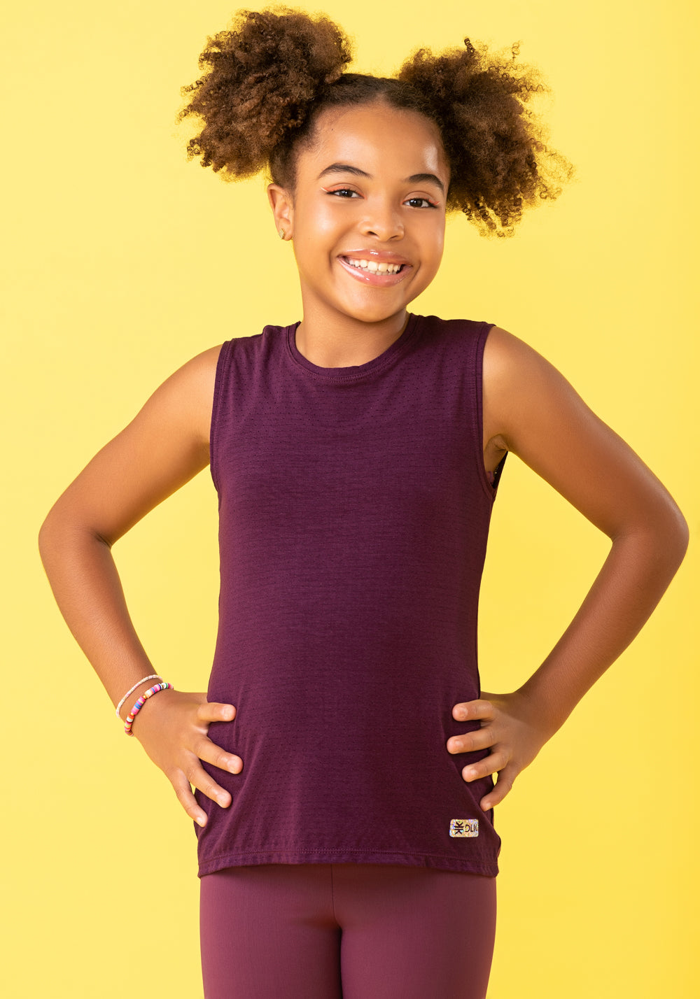 Camiseta Infantil Básica Vinho Dlk
