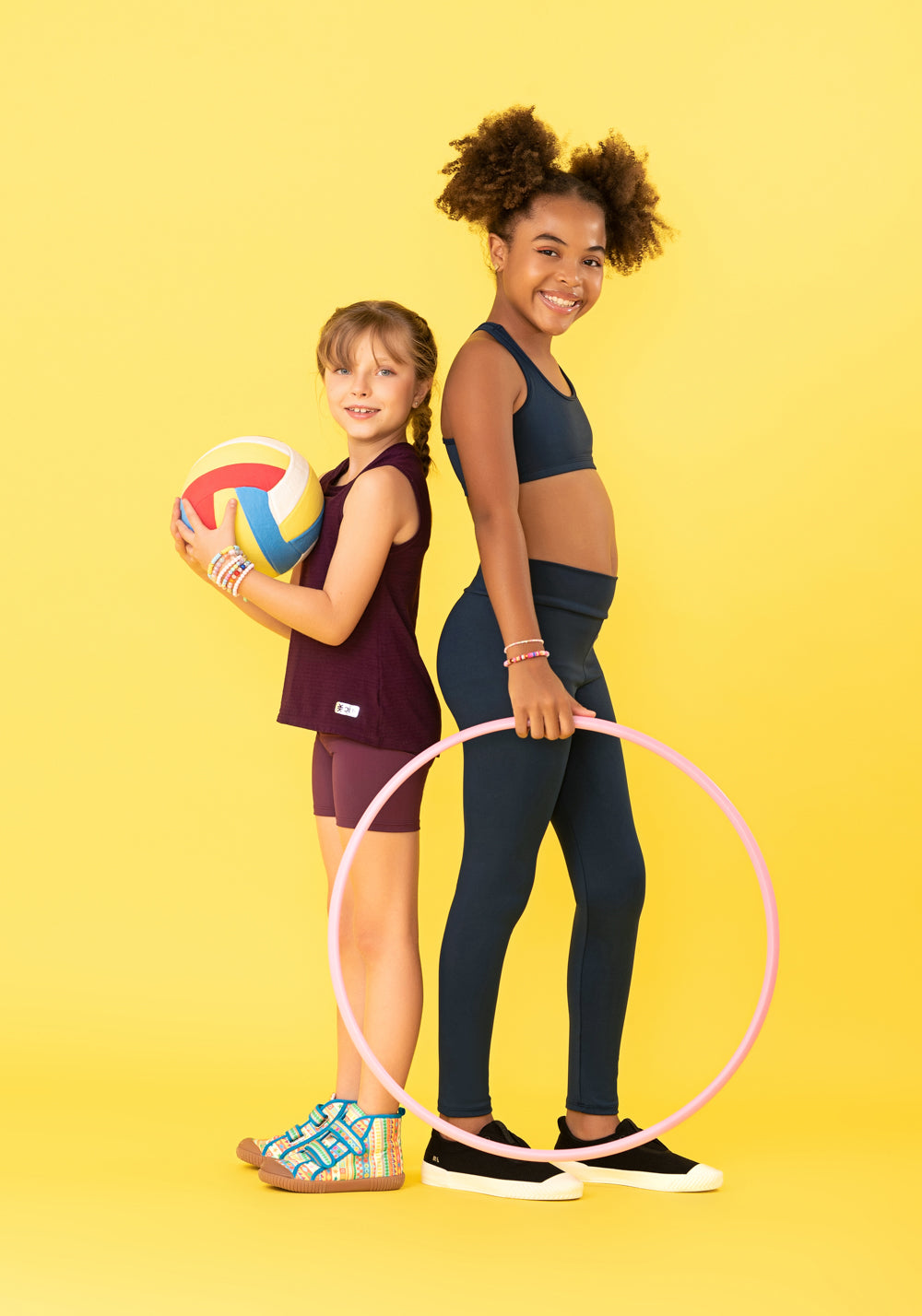 Calça Legging Básica Infantil Azul Marinho Dlk