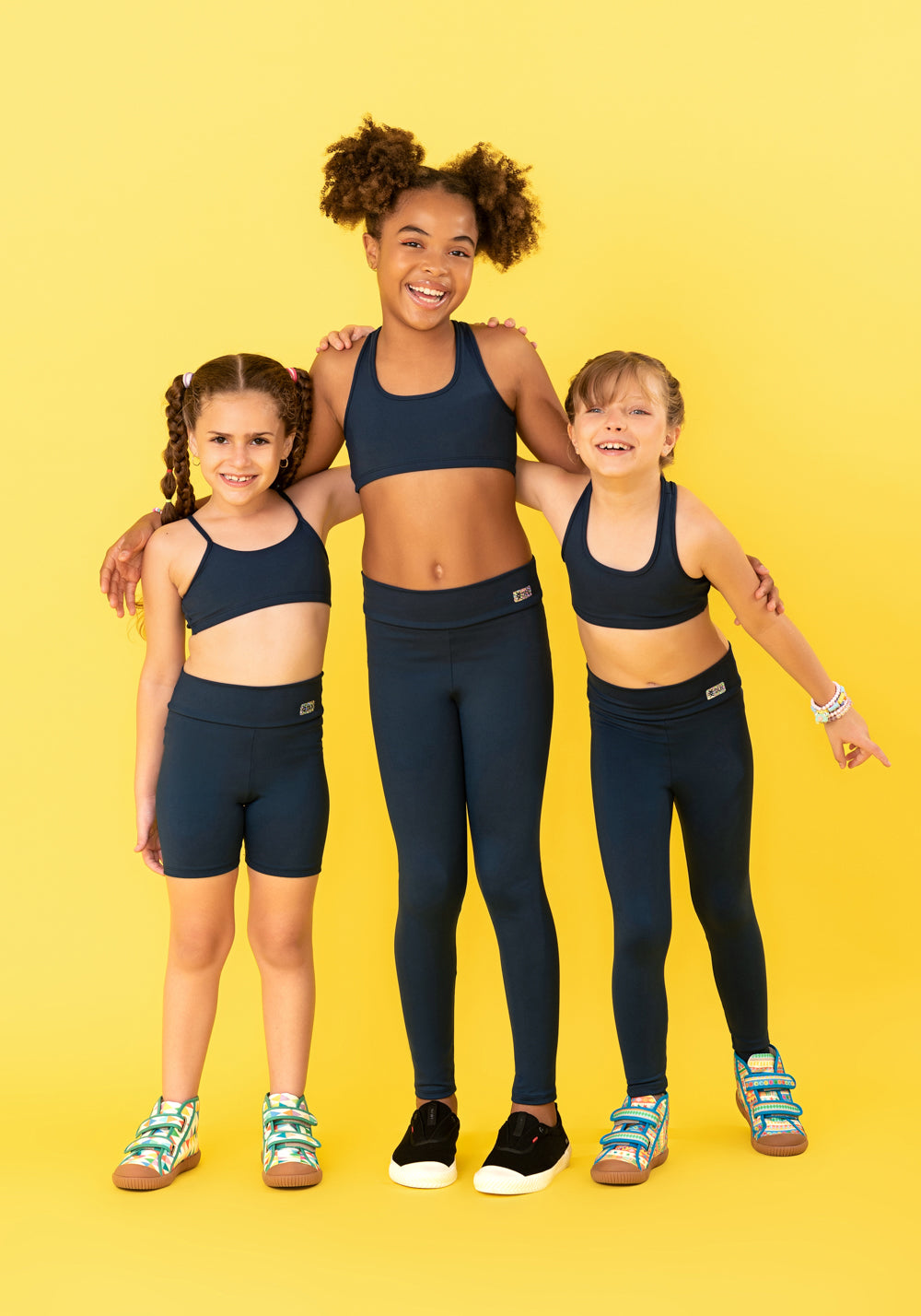 Top Infantil Básico Azul Marinho Dlk