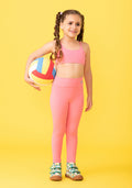 Top Infantil Básico Rosa Chiclete Dlk