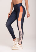 Legging Fitness Feminina Estampada Motivation Azul Printed Dlk