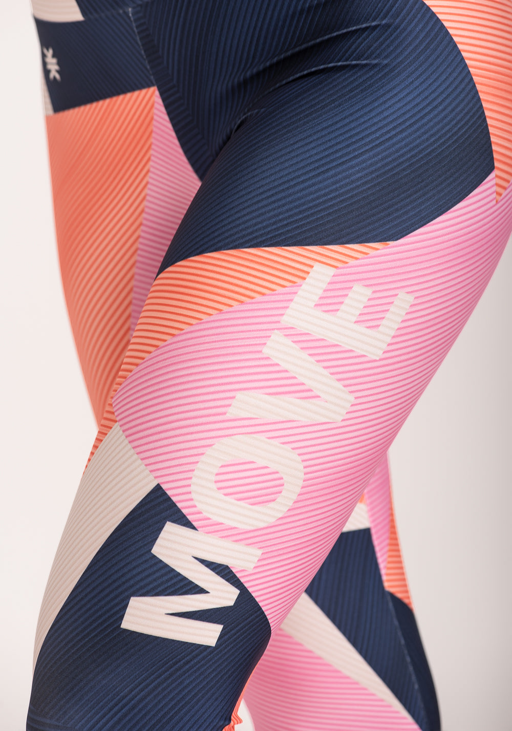 Legging Fitness Feminina Estampada Strip Azul Printed Dlk