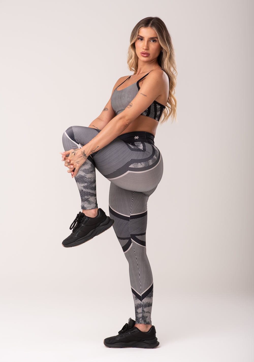 Legging Fitness Feminina Estampada Strong Nude Printed Dlk