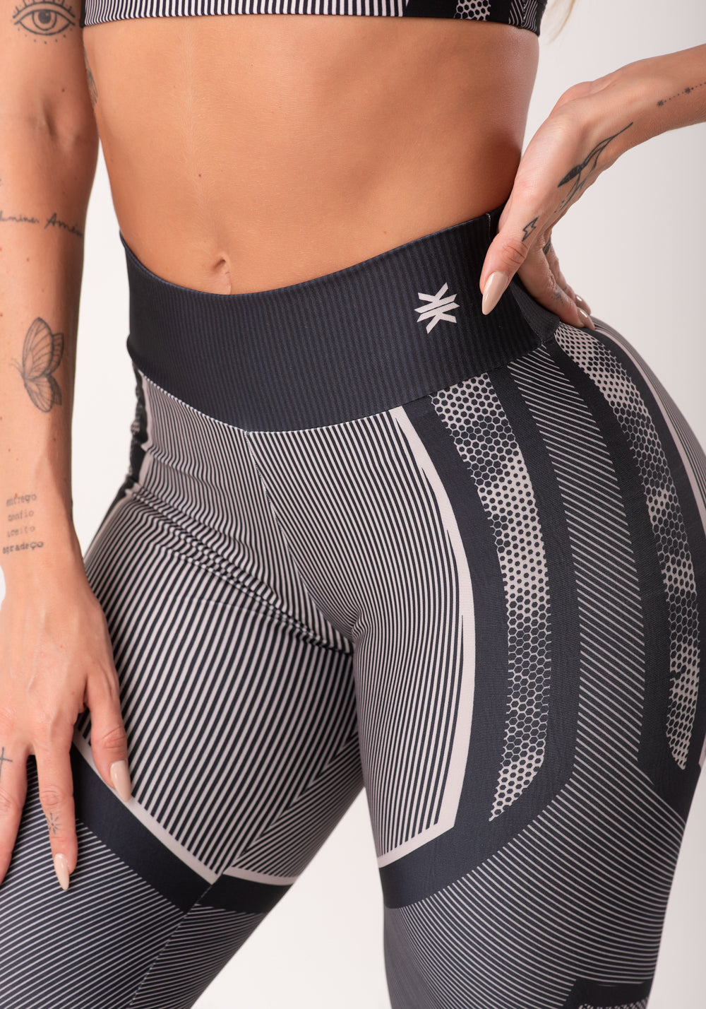 Legging Fitness Feminina Estampada Strong Nude Printed Dlk
