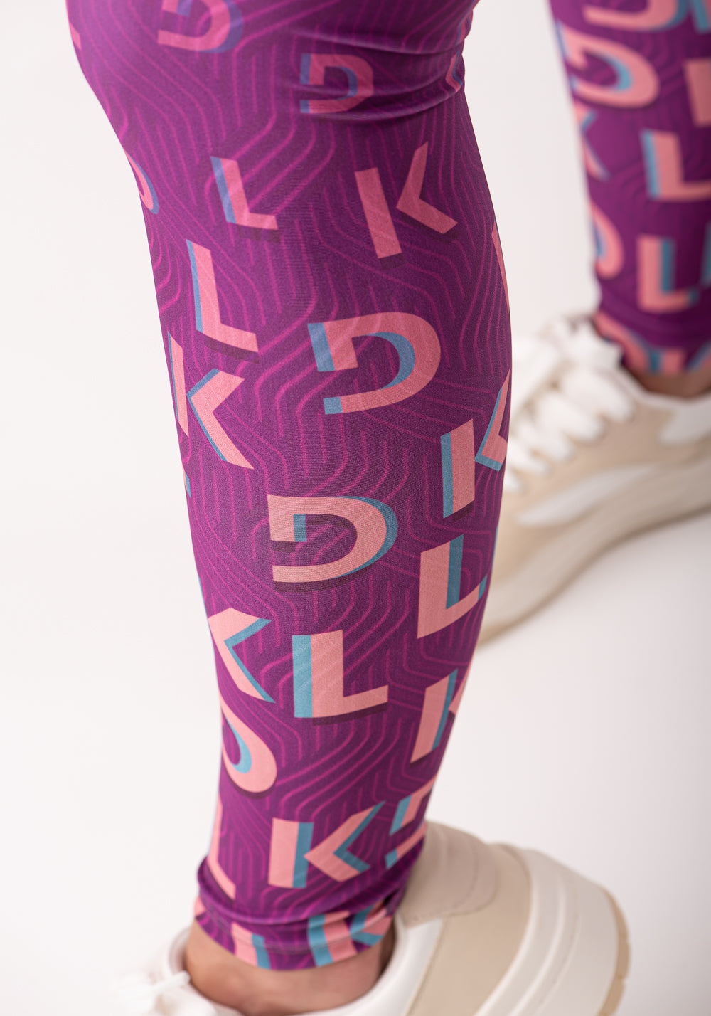 Legging Fitness Feminina Estampada Move Rosa Printed Dlk