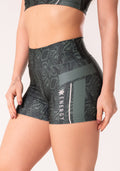Short Fitness Feminino Estampado Energy Verde Printed Dlk