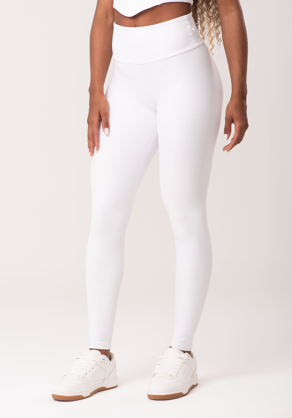 Legging Fitness Feminina Branco New Age Dlk