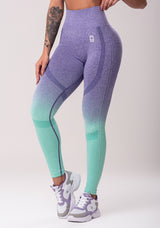 Legging Fitness Feminina Degradê Detalhe Bumbum Seamless Dlk